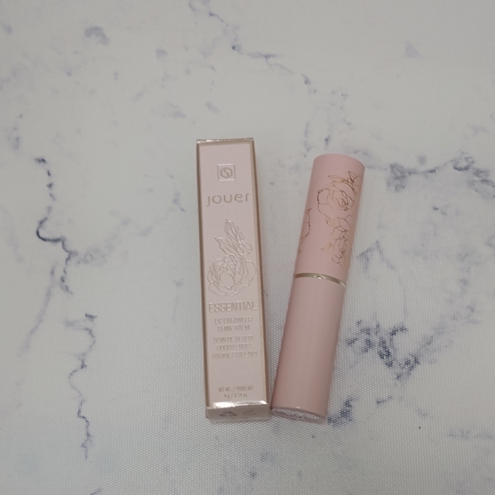 Jouer Essential Lip Enhancer Shine Balm in Peony